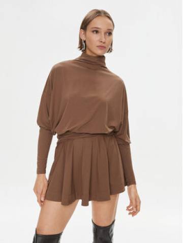 Pinko Повсякденна сукня Atom 102193 A1DE Коричневий Regular Fit Pinko Повсякденна сукня Atom 102193 A1DE Коричневий Regular Fit