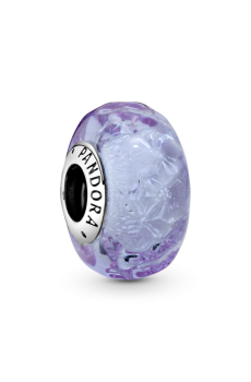 Намистина зі склом Мурано лавандового кольору