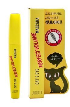 Тушь для ресниц Jigott Cats Eye Perfect Volume Mascara Black, 12 г