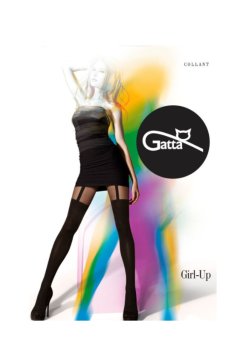 Фантазийные колготки женские Gatta Girl Up 01, Nero, размер 4