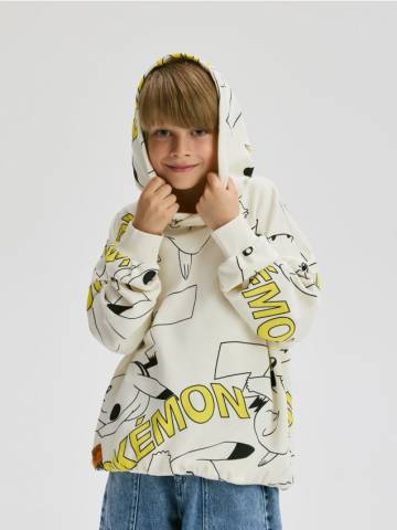 Reserved - Світшот оверсайз Pokémon - кремовий - 422CJ-01X