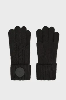Женские черные перчатки Черный L Guess AW9960.WOL02;BLA
