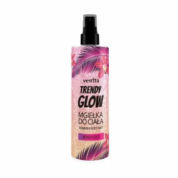 Мист для тела Venita Trendy Glow Shimmer Rose Gold Body Mist, 200 мл Мист для тела Venita Trendy Glow Shimmer Rose Gold Body Mist, 200 мл