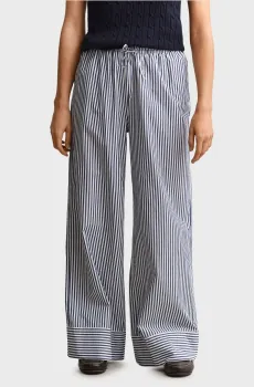 Женские брюки в полоску POPLIN Разноцветный 34 Gant 4150395