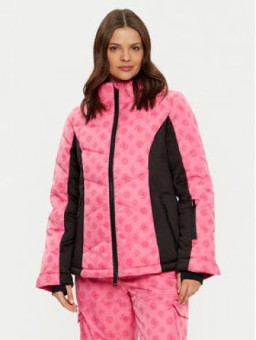 Guess Лижна куртка W4PL3N WH0K0 Рожевий Regular Fit Guess Лижна куртка W4PL3N WH0K0 Рожевий Regular Fit