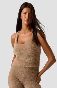 Женский бежевый топ Бежевый L Guess O5BR01.Z1282;G1AH