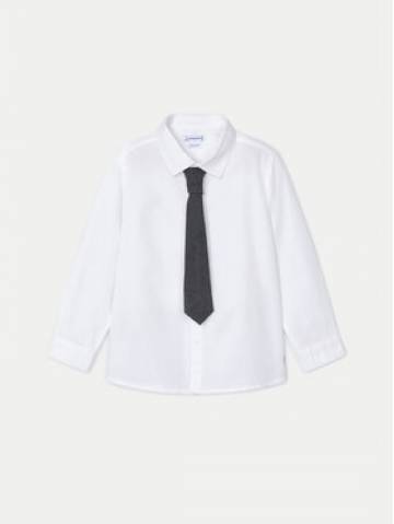 Mayoral Сорочка 4109 Білий Regular Fit Mayoral Сорочка 4109 Білий Regular Fit