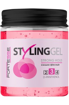 Гель для укладки волос FORTESSE Style Styling Gel сильной фиксации, 200 мл