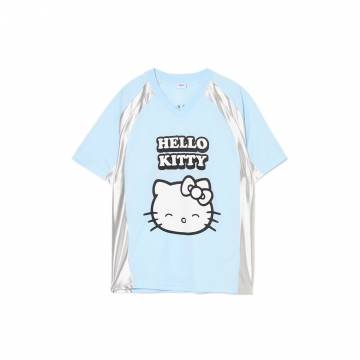 Cropp - Футболка з принтом Hello Kitty - блідо-блакитний Cropp - Футболка з принтом Hello Kitty - блідо-блакитний