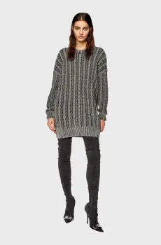 Женское серое платье M-PANTESSE Серый XS Diesel A11492 0GEAZ