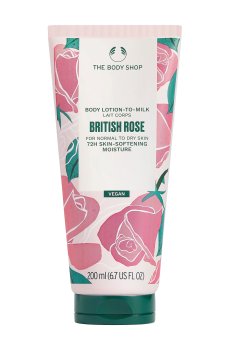 Молочко-лосьон для тела The Body Shop British Rose Body Lotion-To-Milk Британская роза, 200 мл