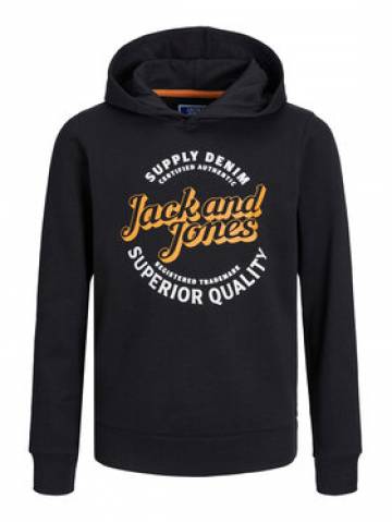 Jack&Jones Junior Світшот 12237112 Чорний Regular Fit Jack&Jones Junior Світшот 12237112 Чорний Regular Fit