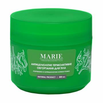 Антицеллюлитное термоактивное обертывание для тела Marie Fresh Cosmetics, 300 мл Антицеллюлитное термоактивное обертывание для тела Marie Fresh Cosmetics, 300 мл