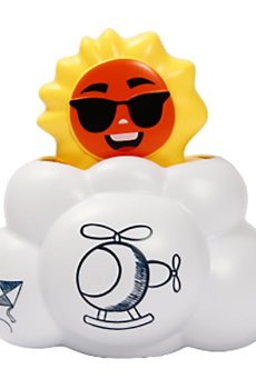 Игрушка для купания Lindo Тучка-солнце, от 3 лет (8366-50A)