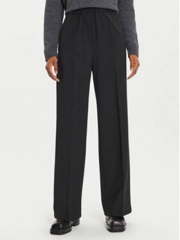 Weekend Max Mara Штани з тканини Petra 2425136022 Чорний Loose Fit Weekend Max Mara Штани з тканини Petra 2425136022 Чорний Loose Fit