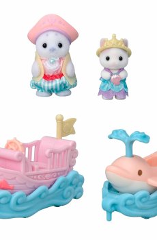 ​Ігровий набір Sylvanian Families Малюки на атракціонах човники (5820)