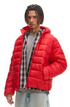 Cropp - Куртка з капюшоном - червоний