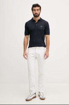 Льняное поло Aeronautica Militare