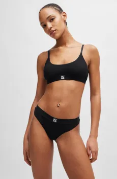 Женские черные трусики Черный XS HUGO 50496809;002