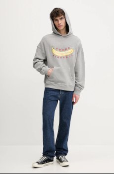 Хлопковая кофта Fiorucci Banana Sound Print Relaxed Fit Hoodie