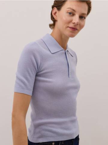 Reserved - Светр з мериносової вовни - світло-блакитний - 391GX-50X