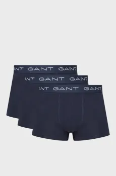 Мужские темно-синие боксеры (3 шт) Синий L Gant 900003003