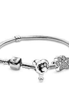 Подарунковий комплект "Блискучий відбиток лапки"