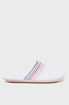 Женские белые тапочки SOLAL Белый 36-37 Etam 6535280