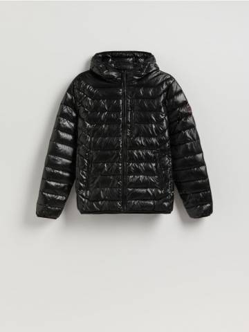 Reserved - Стьобана куртка з капюшоном - чорний - 036FW-99X Reserved - Стьобана куртка з капюшоном - чорний - 036FW-99X