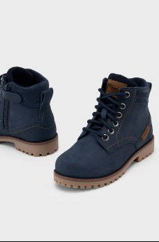Детские зимние ботинки из нубука Mayoral