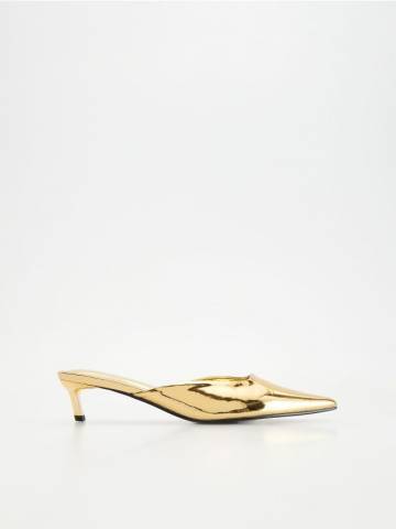 Reserved - LADIES` MULES - золотий - 125BN-GLD Reserved - LADIES` MULES - золотий - 125BN-GLD