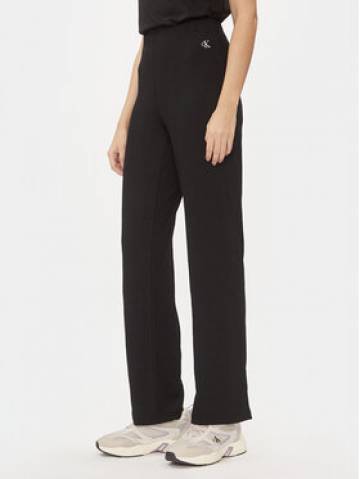Calvin Klein Jeans Трикотажні штани J20J222685 Чорний Straight Fit Calvin Klein Jeans Трикотажні штани J20J222685 Чорний Straight Fit
