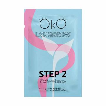 Средство для ламинирования ресниц и бровей OkO Lash & Brow Step 2 Fix & Volume, 1 мл (саше) Средство для ламинирования ресниц и бровей OkO Lash & Brow Step 2 Fix & Volume, 1 мл (саше)
