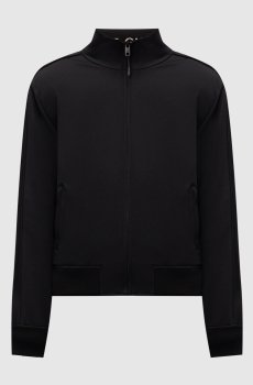 Черная спортивная куртка с логотипом
