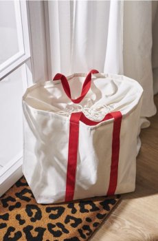 Плетений кошик для зберігання - білий