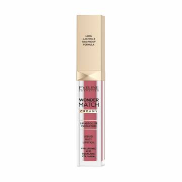 Матовая жидкая помада для губ Eveline Cosmetics Wonder Match Creamy Liquid Matt Lipstick 05 Ash Pink, 6.8 мл Матовая жидкая помада для губ Eveline Cosmetics Wonder Match Creamy Liquid Matt Lipstick 05 Ash Pink, 6.8 мл