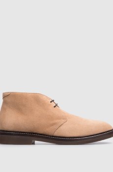 Бежевые замшевые дезерты Chukka