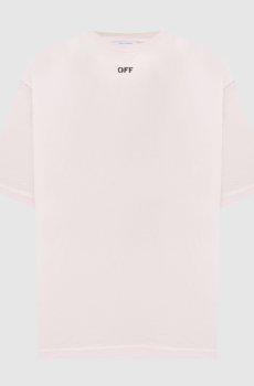 Розовая футболка с принтом эмблемы Paint Arrow