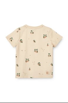 Детская хлопковая футболка Liewood Apia Printed Shortsleeve T-shirt