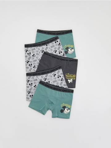 Reserved - 5 пар боксерів Mickey Mouse - синьо-зелений - 603GC-67X Reserved - 5 пар боксерів Mickey Mouse - синьо-зелений - 603GC-67X