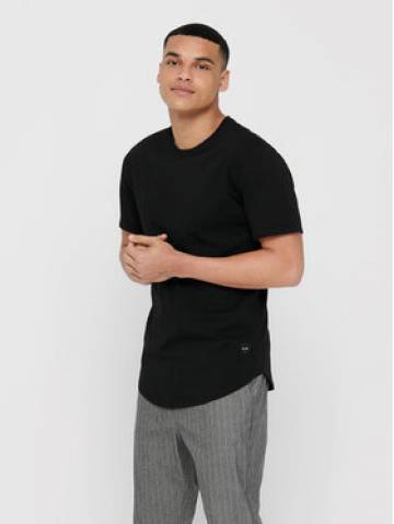 Only & Sons Футболка Matt 22002973 Чорний Regular Fit Only & Sons Футболка Matt 22002973 Чорний Regular Fit