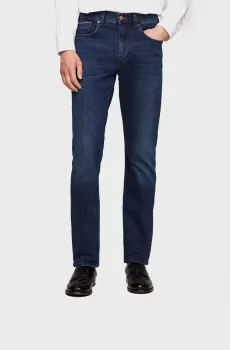 Мужские темно-синие джинсы REGULAR MERCER STR BRIDGER IND Синий 32-32 Tommy Hilfiger MW0MW33947