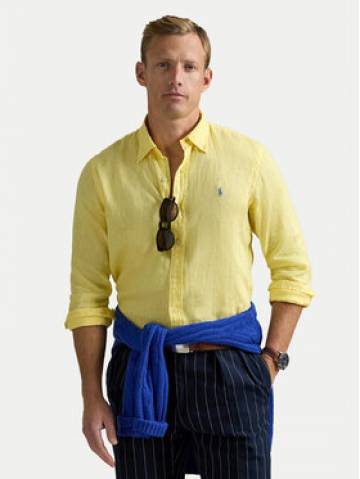 Polo Ralph Lauren Сорочка 710968915011 Жовтий Slim Fit Polo Ralph Lauren Сорочка 710968915011 Жовтий Slim Fit