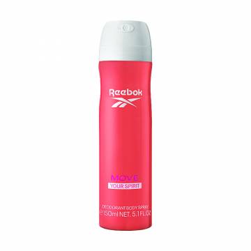 Парфюмированный дезодорант Reebok Move Your Spirit Deodorant Body Spray женский, 150 мл Парфюмированный дезодорант Reebok Move Your Spirit Deodorant Body Spray женский, 150 мл