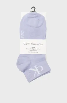 Женские носки (2 пары) QUARTER MONOGRAM Разноцветный 35-38 Calvin Klein 701228813