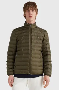 Мужская оливковая куртка CORE PACKABLE RECYCLED JACKET Оливковый S Tommy Hilfiger MW0MW18763