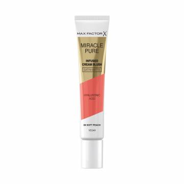 Кремовые румяна для лица Max Factor Miracle Pure Infused Cream Blush 06 Soft Peach, 15 мл Кремовые румяна для лица Max Factor Miracle Pure Infused Cream Blush 06 Soft Peach, 15 мл