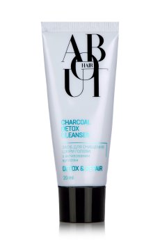 Средство для очищения кожи головы ABOUT hair Detox & Repair Charcoal Detox Cleanser с активированным углем, 20 мл