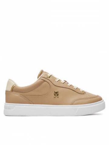 Tommy Hilfiger Снікерcи Essential Chic Court Sneaker FW0FW08322 Бежевий Tommy Hilfiger Снікерcи Essential Chic Court Sneaker FW0FW08322 Бежевий