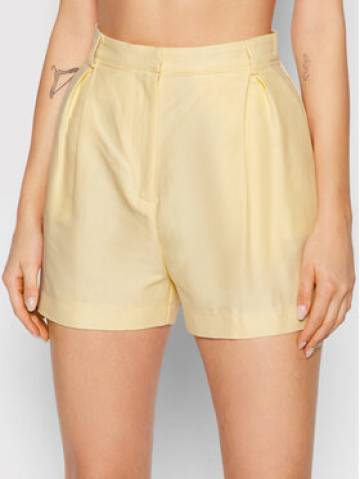 Patrizia Pepe Шорти з тканини 8P0408/A017-M417 Жовтий Regular Fit Patrizia Pepe Шорти з тканини 8P0408/A017-M417 Жовтий Regular Fit